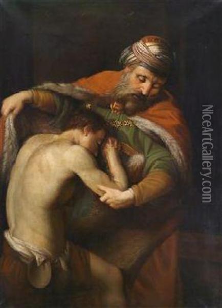The Prodigal Son Oil Painting - Pompeo Gerolamo Batoni