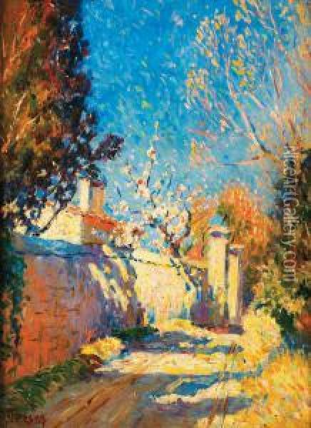 Ruelle En Provence Oil Painting - Henri Person