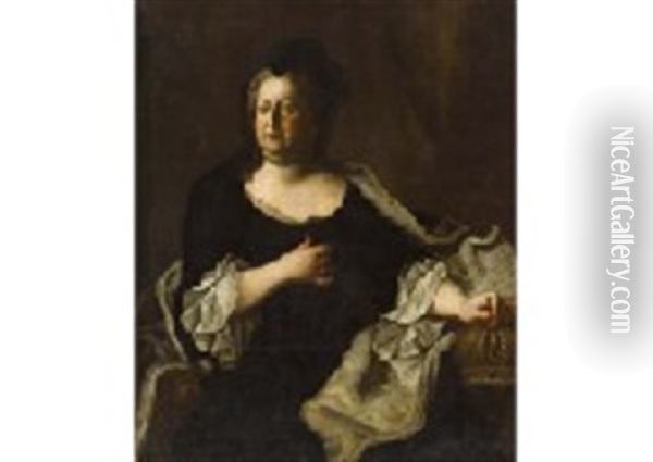Maria Theresia Oil Painting - Martin van Meytens the Younger