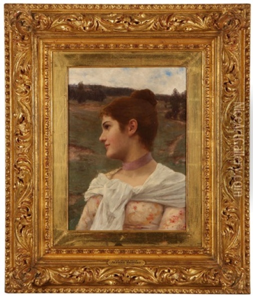 La Jeune Fille Oil Painting - Alfred Seifert