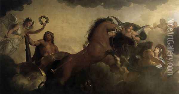 Hercules (detail) 1658-61 Oil Painting - Charles Le Brun