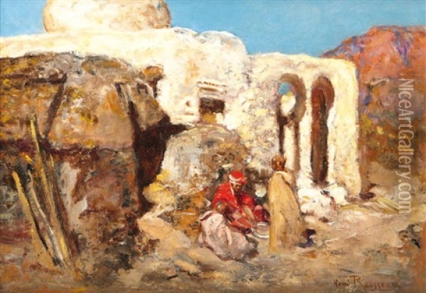 Marabout A Gafsa Oil Painting - Henri Emilien Rousseau