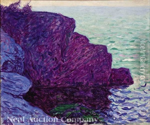 Cote D'azur Oil Painting - E. Ambrose Webster