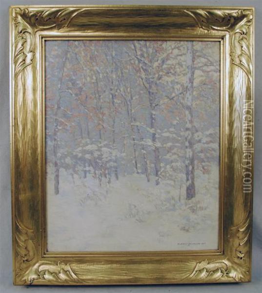 First Snow Oil Painting - Alfred Jansson
