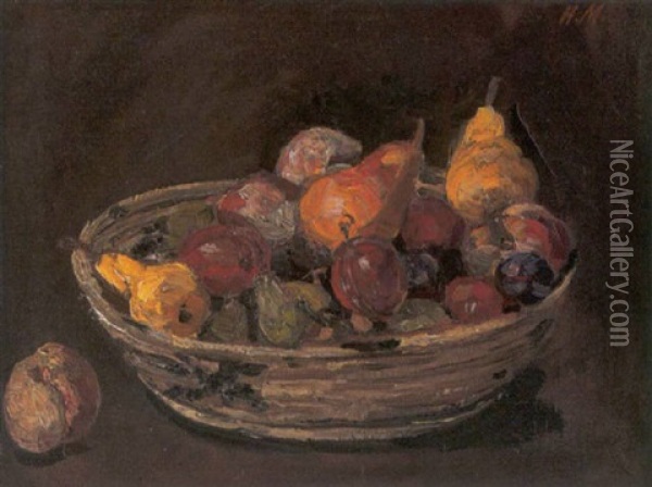Fruchteschale Oil Painting - Hertha Mackensen
