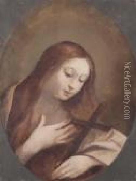 Maddalena Oil Painting - Guido Reni