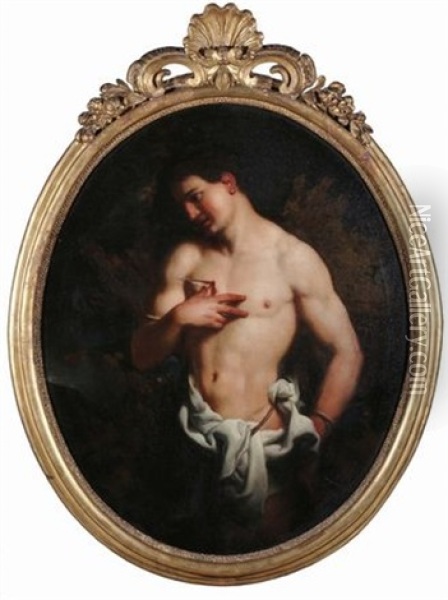 San Sebastiano Oil Painting - Johann Carl Loth