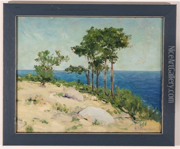 Crimean Pine Trees Oil Painting - Isaak Levitan