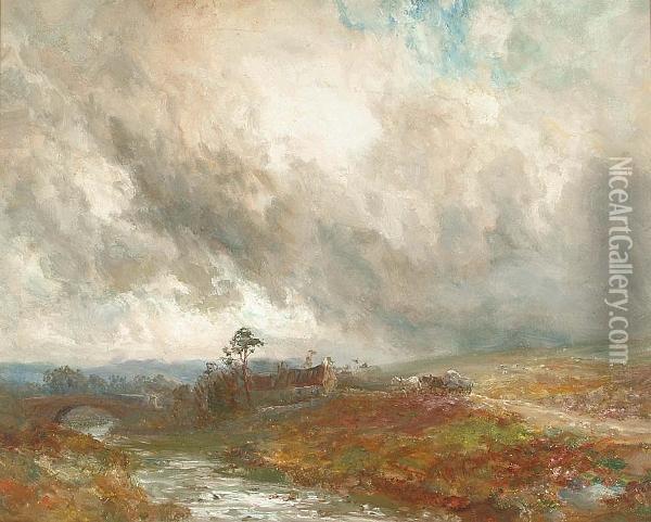 A Moorland Landscape; & A Companion Oil Painting - John Falconar Slater