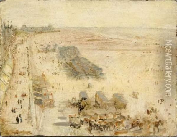 Ostende. Oil Painting - James Abbott McNeill Whistler