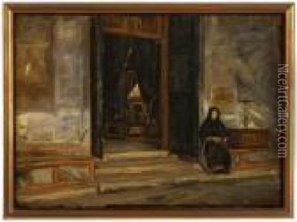 Interieur D'eglise Oil Painting - Carolus (Charles Auguste Emile) Duran