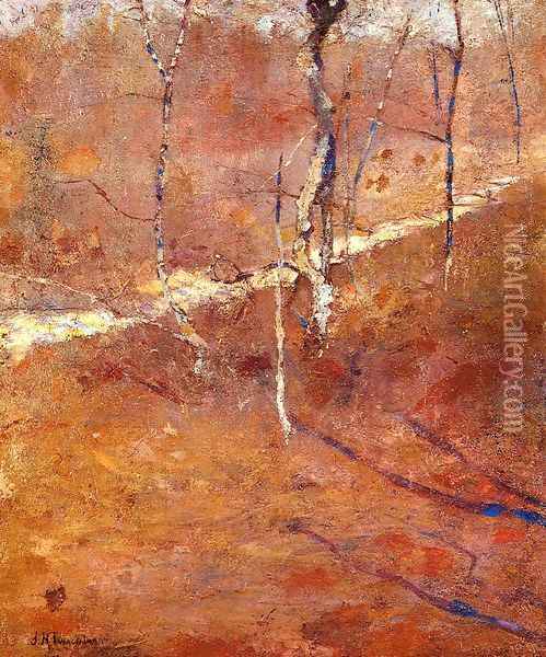 Landscape 2 Oil Painting - John Henry Twachtman