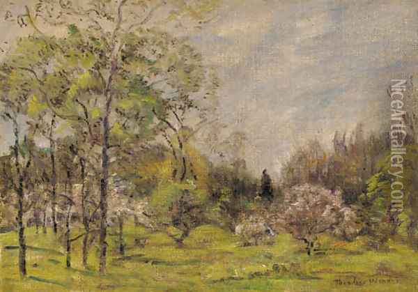 Spring Landscape 2 Oil Painting - Theodore Wendel