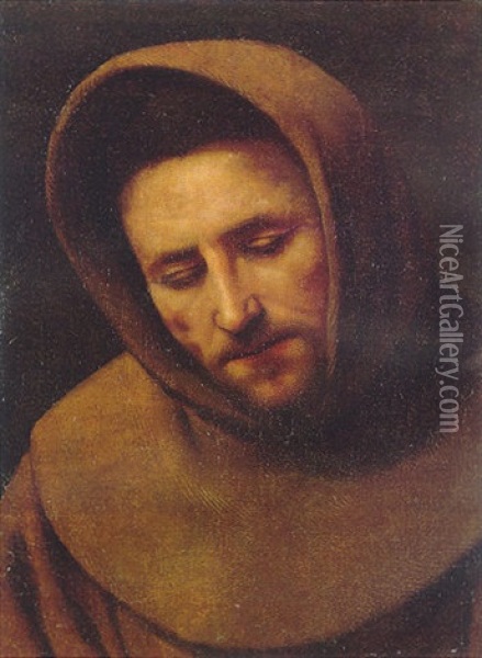 St. Francis Oil Painting - Francisco Herrera The Elder