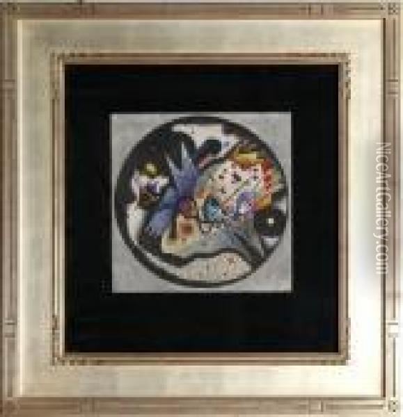 From Derriere Le Mirroir (1) Oil Painting - Wassily Kandinsky