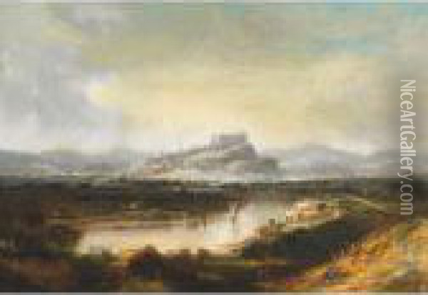 Stirling Castle Oil Painting - Alexander Nasmyth