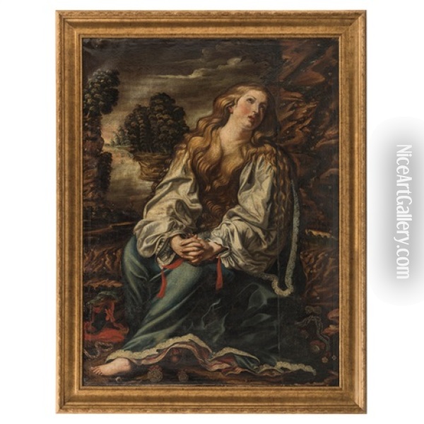 Maria Magdalena Oil Painting - Abraham Janssens