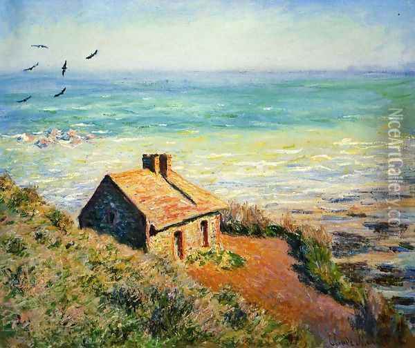 The Costoms House Morning Effect Oil Painting - Claude Oscar Monet