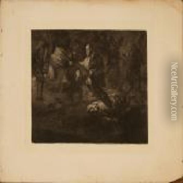 Dios Los Cria Y Ellos Se Juntas Oil Painting - Francisco De Goya y Lucientes