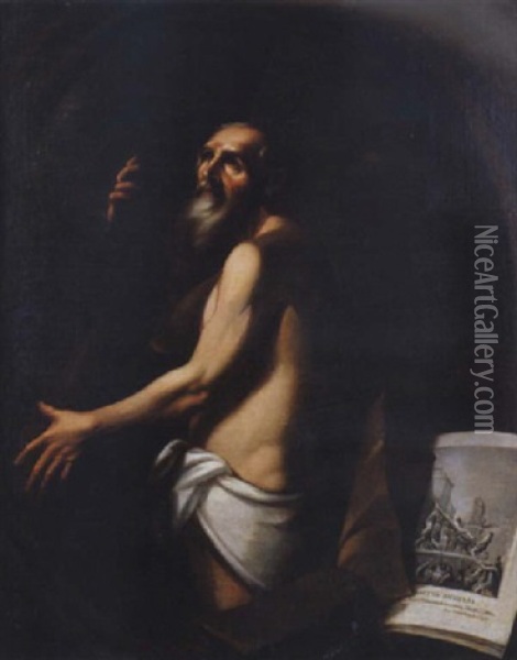 Le Martyr De Saint Andre Oil Painting - Nicolas Rodriguez Juarez