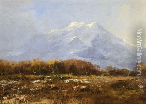 Tatra Landscape Oil Painting - Laszlo Mednyanszky