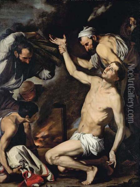 The Martyrdom Of Saint Lawrence Oil Painting - Jusepe de Ribera