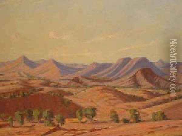 Flinders Ranges Landscape Oil Painting - Robert Waden