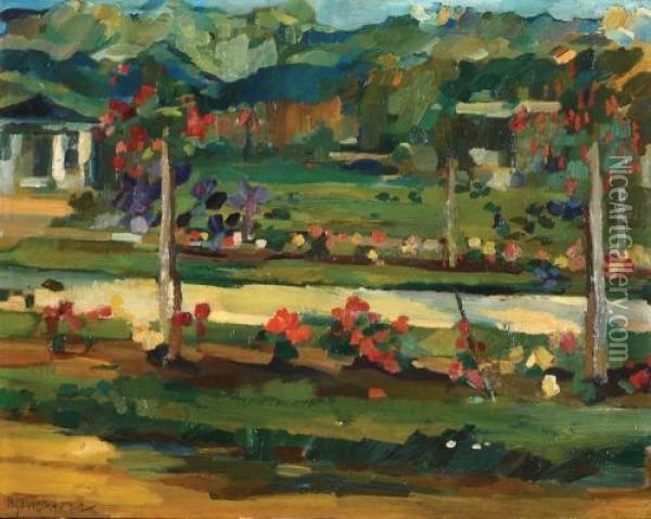 Landscape Oil Painting - Max Feldbauer