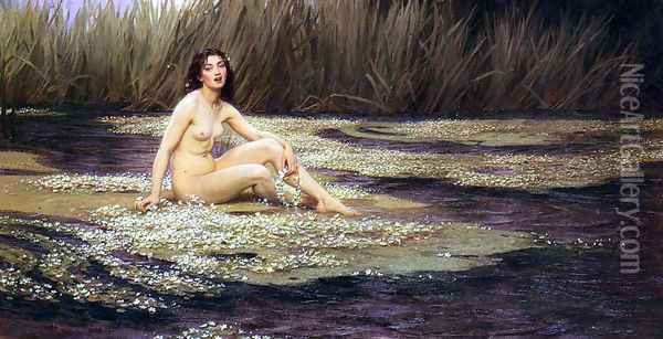 The Water Nymph Oil Painting - Herbert James Draper