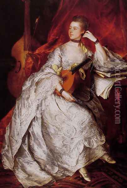 Ann Ford (Mrs Philip Thicknesse) Oil Painting - Thomas Gainsborough