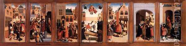 The Seven Works of Mercy Oil Painting - Master of Alkmaar