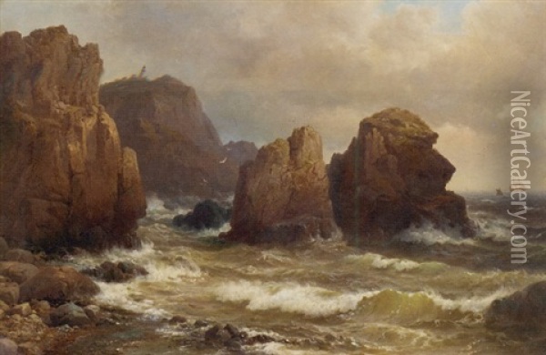 Cape Cullen, Norway Oil Painting - Vilhelm Melbye