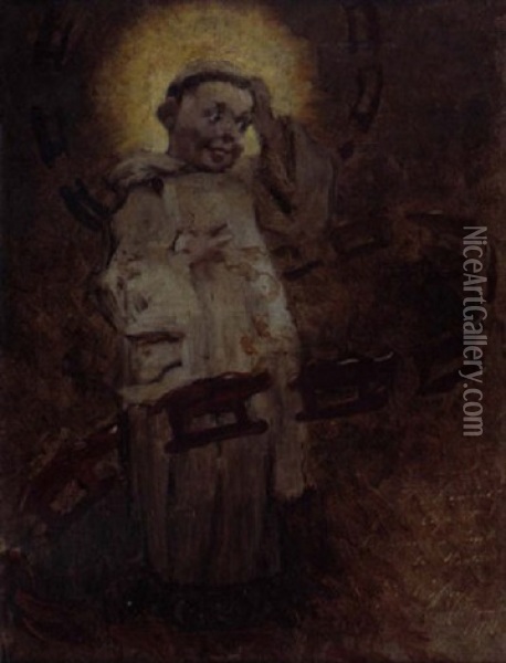 Le Reve D'enfant Oil Painting - Henry Jules Jean Geoffroy