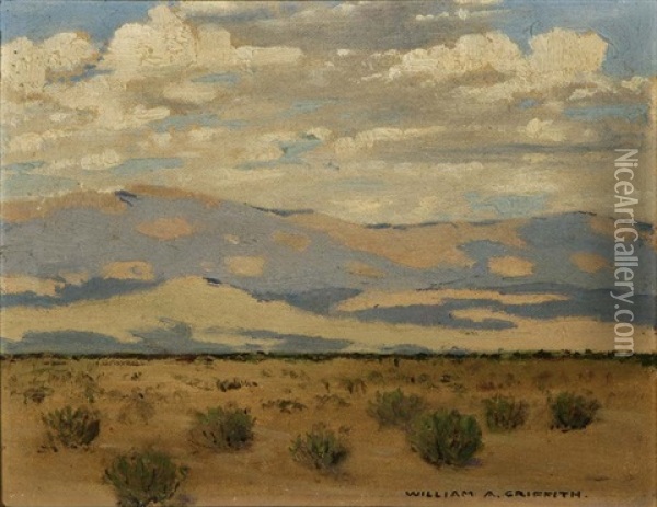 Desert Oil Painting - William Alexander Griffith