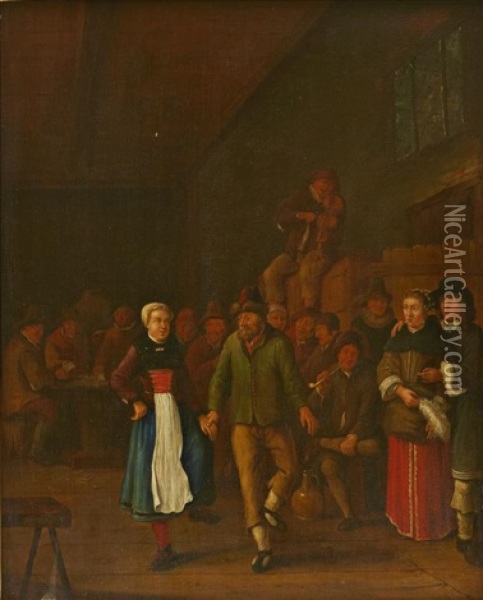 The Wedding Dance Oil Painting - Franciscus Carre