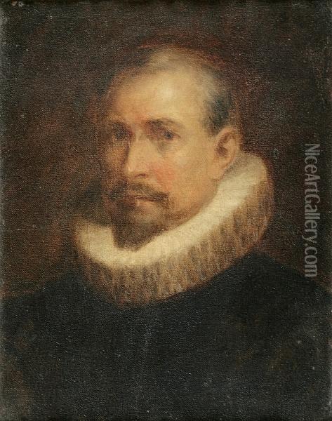 Portrait Of Man With Ruff Collar Oil Painting - Sir Anthony Van Dyck