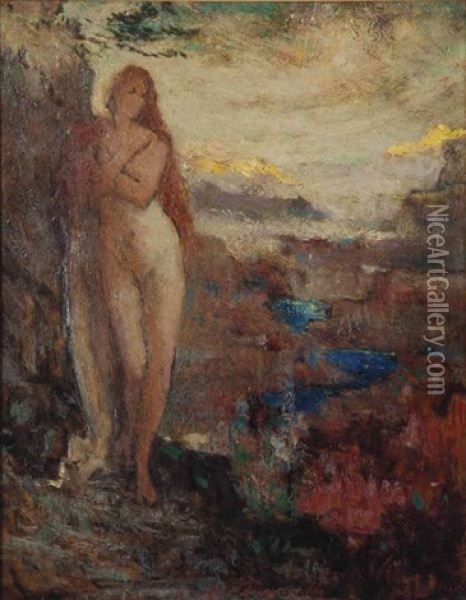 Vision Of The Dawn (a Study) Oil Painting - Elliot Daingerfield