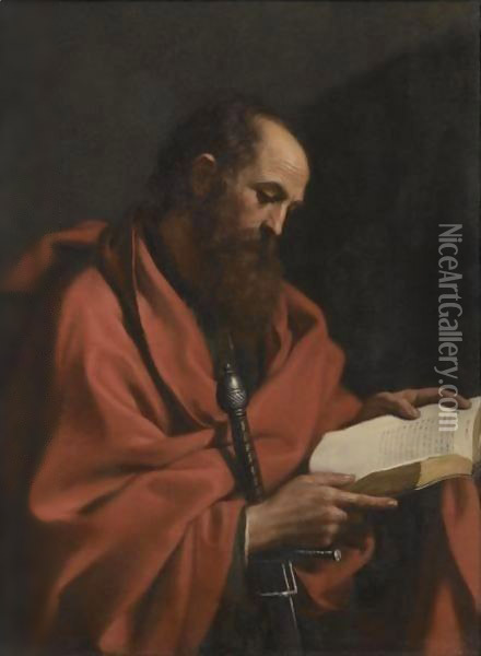 Saint Paul Oil Painting - Giovanni Francesco Barbieri