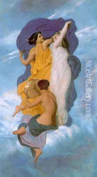 The Dance 1856 Oil Painting - William-Adolphe Bouguereau