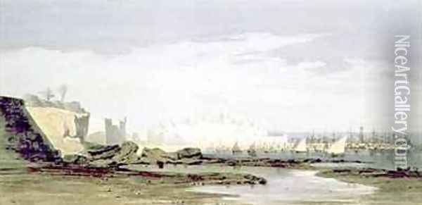 View of Cadiz Oil Painting - Stanislas Gorin