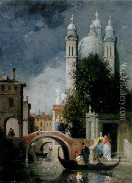 Femmes A Constantinople Oil Painting - Germain Fabius Brest