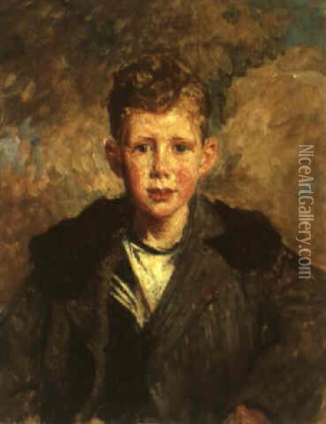 Portrait D'enfant D,d, Oil Painting - Jacques-Emile Blanche