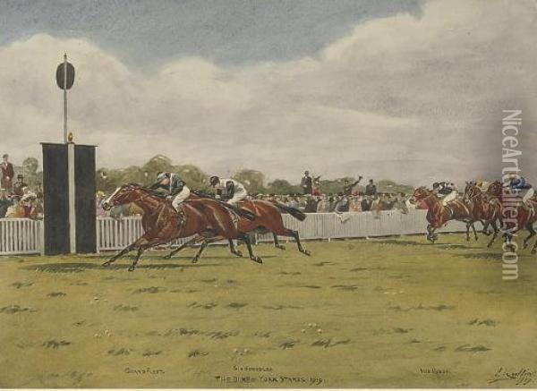 The Duke Of York Stakes Oil Painting - Isaac Cullin