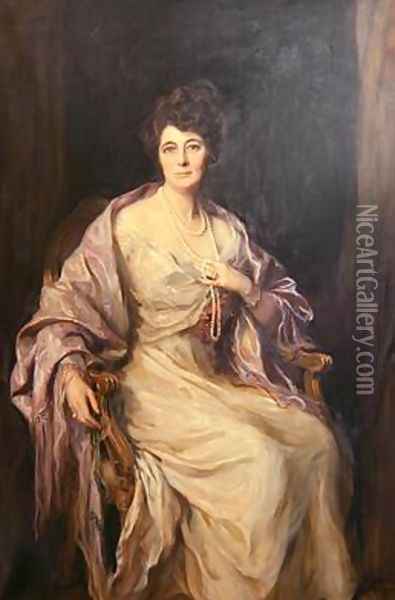 Margaret Lady Forteviot Oil Painting - Philip Alexius De Laszlo