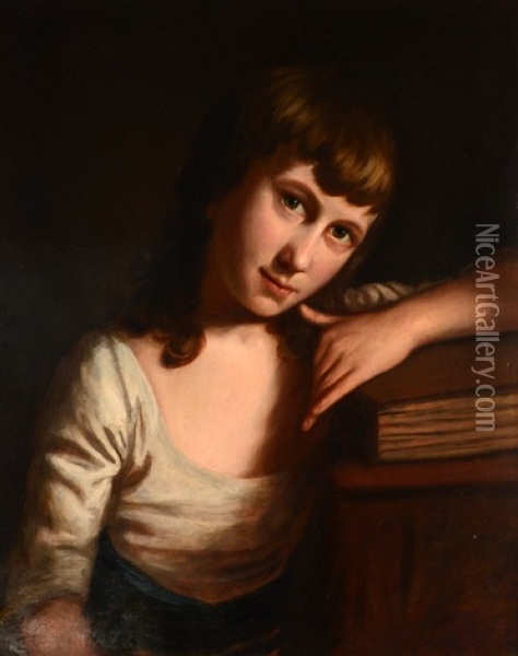 A Portrait Of Lydia Gwennap Oil Painting - John Opie