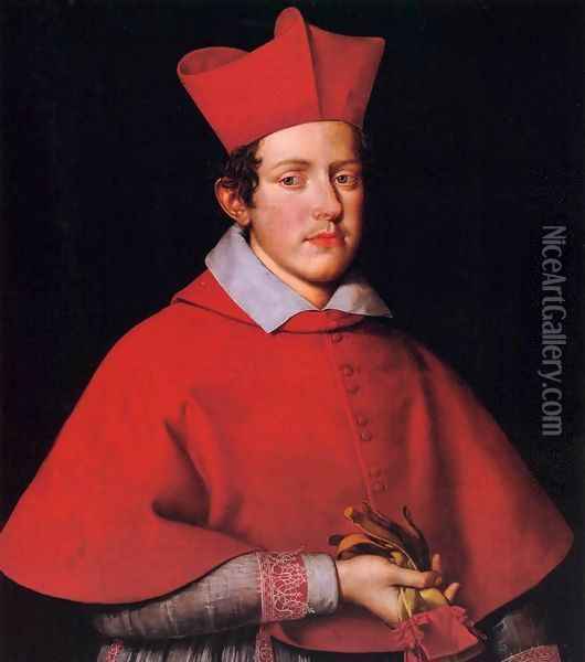 Portrait of Ferdinando Gonzaga Oil Painting - Italian Unknown Master