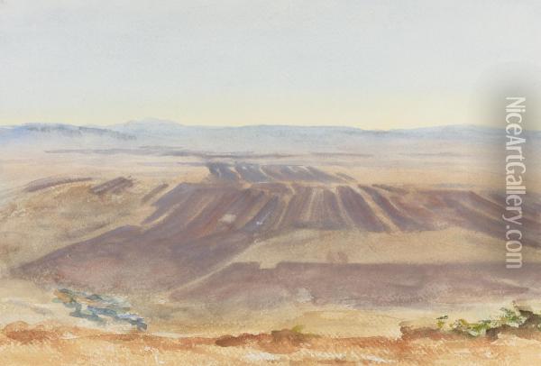 The Plains Of Nazareth Oil Painting - John Singer Sargent