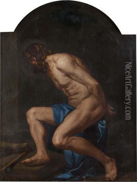 Christ Aux Outrages Oil Painting - Pierre Puget