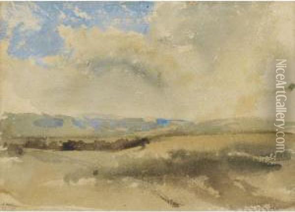 Landscape Oil Painting - Eugene Delacroix