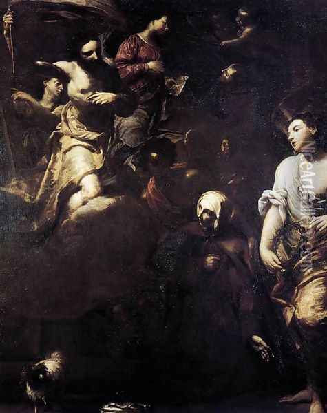Ecstasy of St Margaret of Cortona 1701 Oil Painting - Giuseppe Maria Crespi